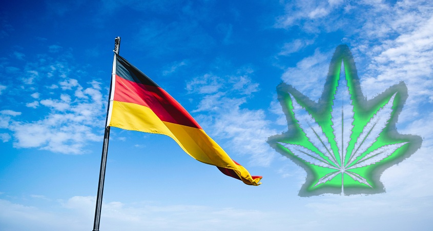 Drapeau Allemagne, les Verts, légalisation cannabis bientôt - Cannabig Info