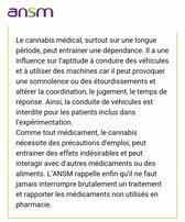 L'État français peut-il autoriser la vente de CBD et de cannabis médical et sanctionner les utilisateurs par la suspension de permis ou la discrimination à l'embauche ?