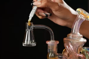 dabbing du cannabis